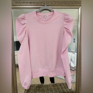 light pink gigis puff sleeves top 🎀